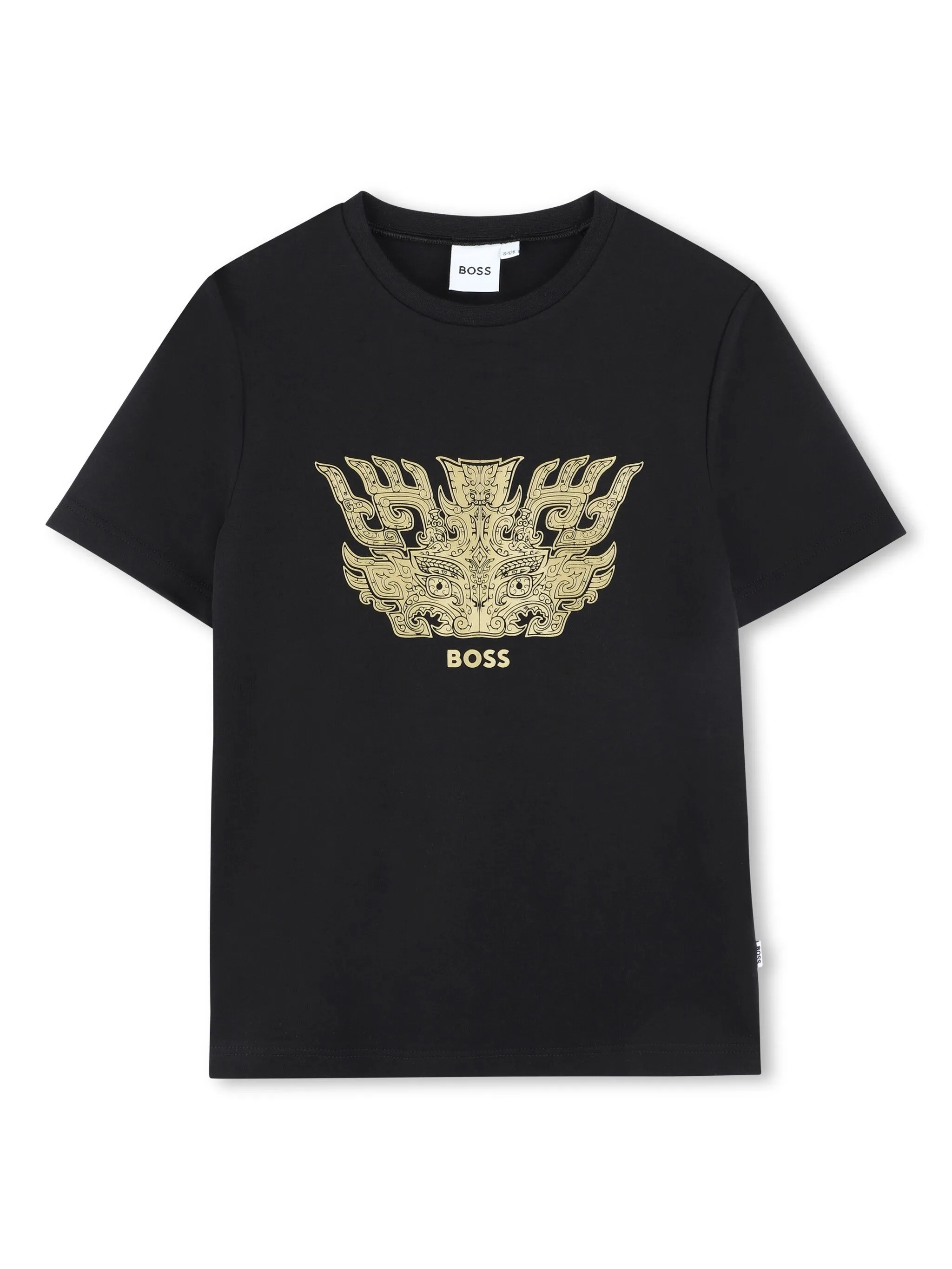 

Футболка с короткими рукавами Boss Kidswear, черный