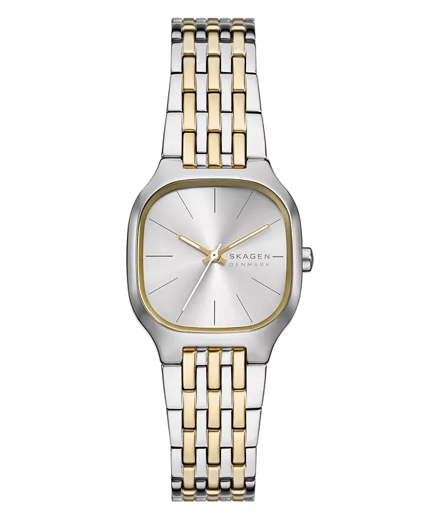 

Женские кварцевые часы Mellem Lille с тремя стрелками, двухцветная нержавеющая сталь, 28 мм Skagen, two-tone, Двухцветный, Женские кварцевые часы Mellem Lille с тремя стрелками, двухцветная нержавеющая сталь, 28 мм Skagen, two-tone