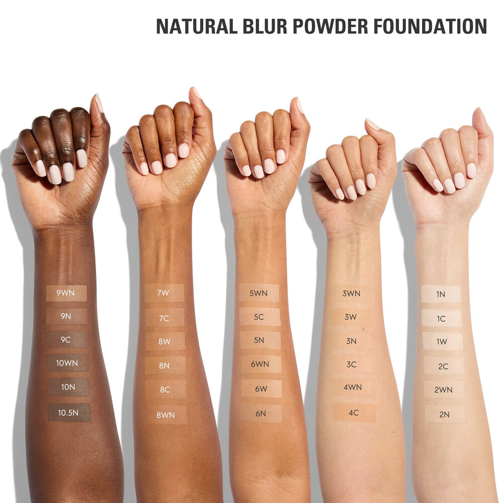 Набор Kylie Cosmetics Natural Blur Powder Foundation & Skin Tint Blurring Elixir Duo, fair with warm neutral undertones/1WN — фото 2