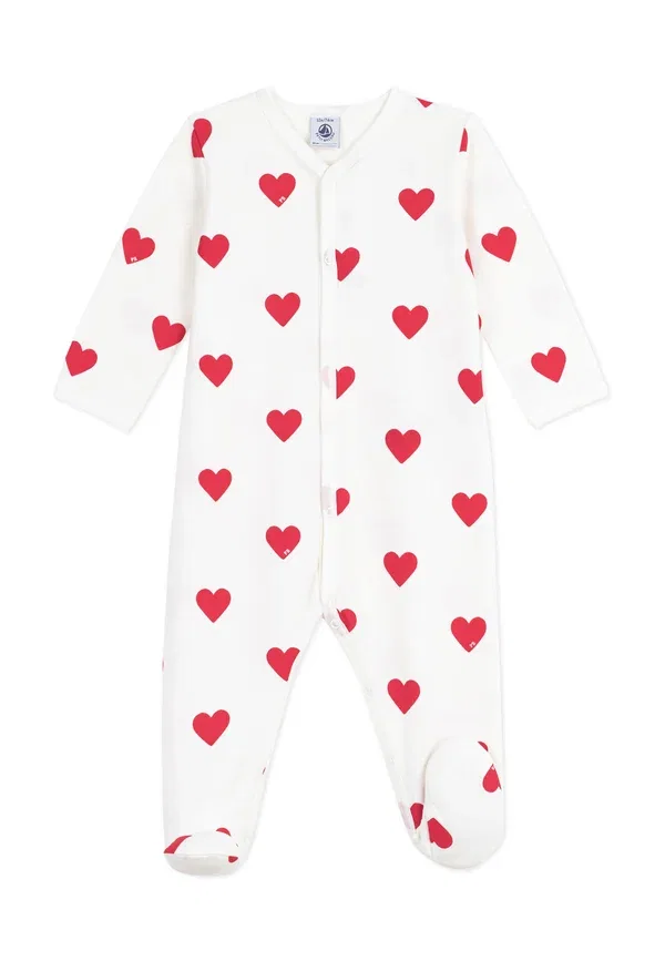 Комбинезон для сна Dors bien cœur Petit Bateau, зефирный