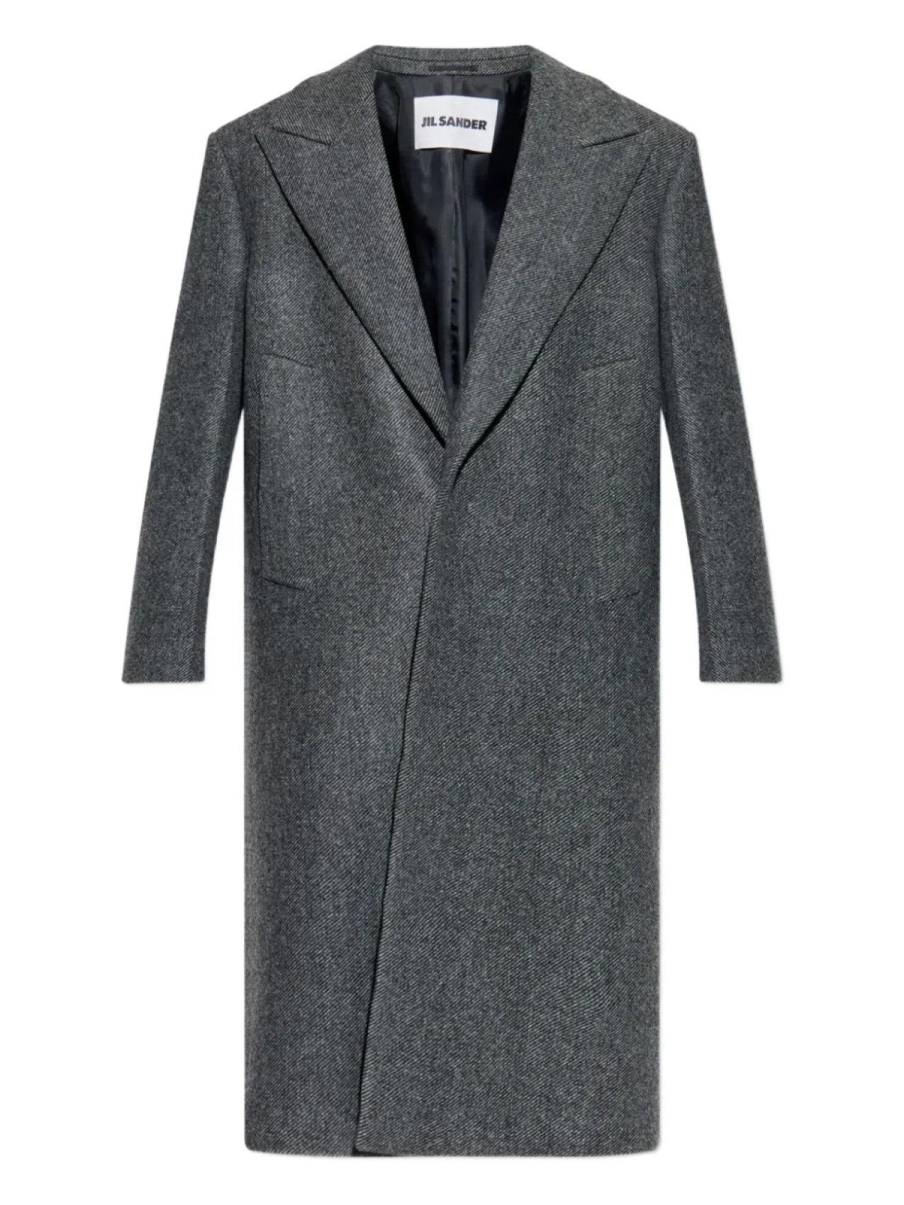 

Jil Sander пальто с потайной застежкой, серый