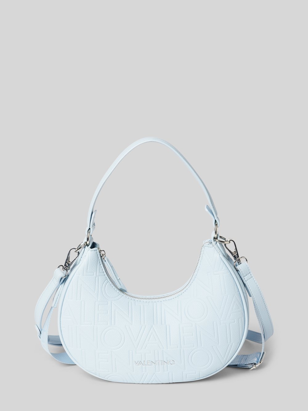 

Сумка-хобо с этикеткой VALENTINO BAGS, светло-голубой, Синий, Сумка-хобо с этикеткой VALENTINO BAGS, светло-голубой