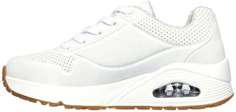 Детские кроссовки Skechers UNO Stand On Air 403674l, White Synthetic Trim — фото 3