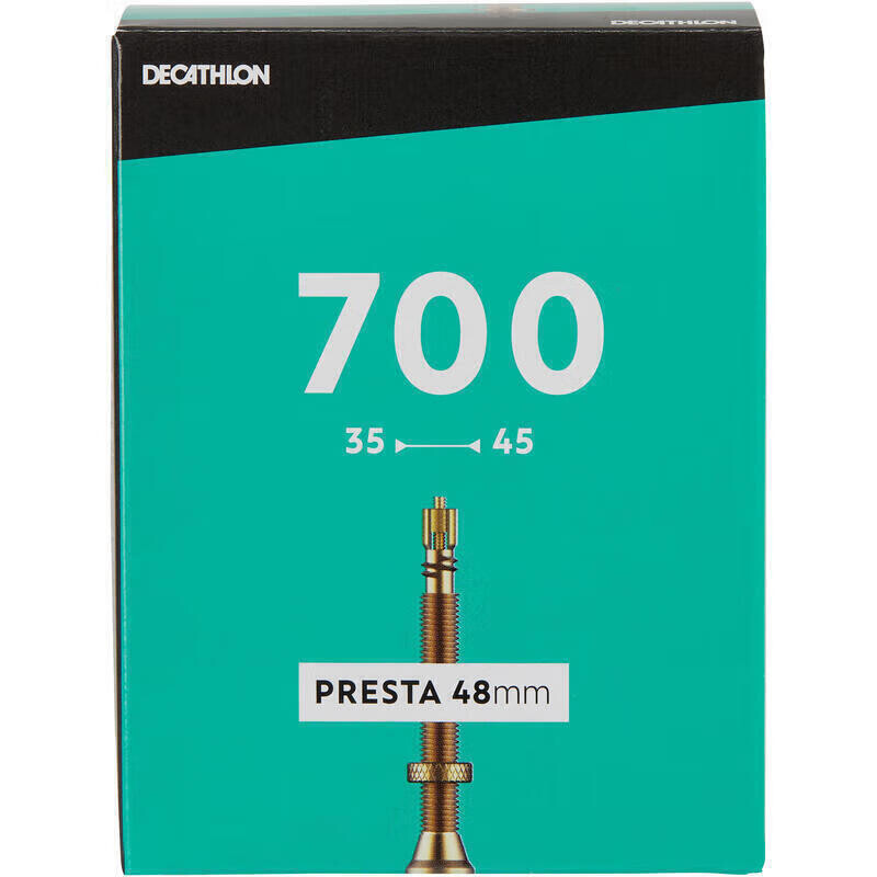 

Камера для горного и шоссейного велосипеда Decathlon 700OVBHC700x35-45, французский клапан, 48 мм176510