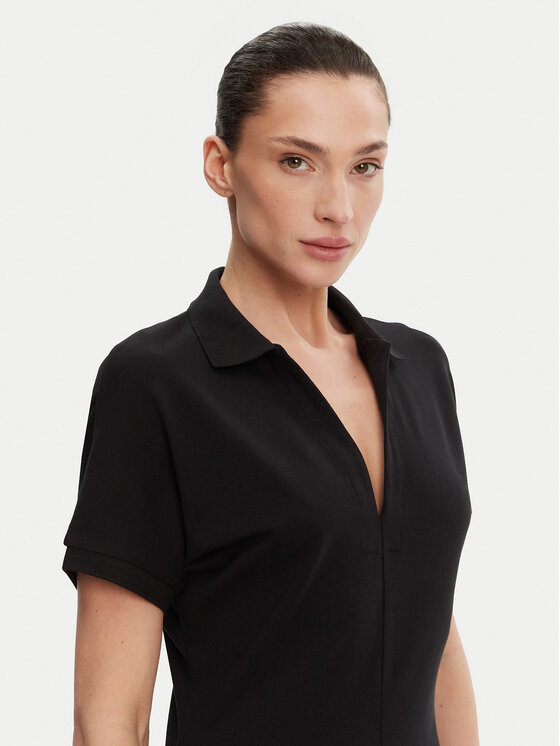 Платье на каждый день обычный крой WW0WW44513 Tommy Hilfiger, черный — фото 4