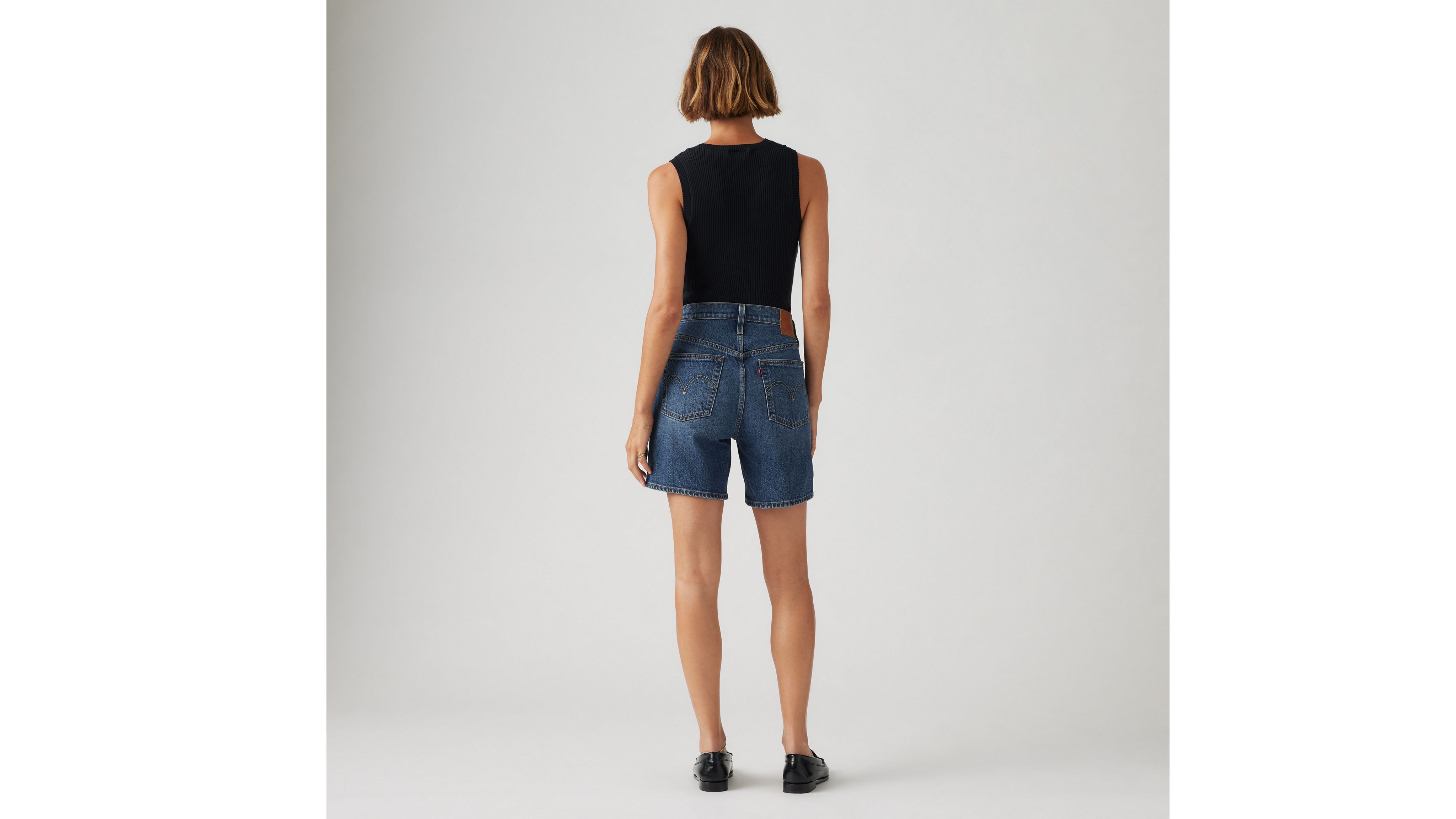 Женские шорты 501 Original Fit с высокой посадкой и длиной до середины бедра Levi's, цвет Broken Midnight - Dark Wash — фото 2