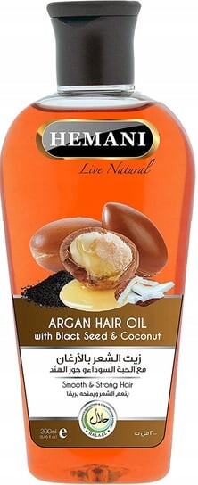 

Масло для волос Аргана, 200 мл Hemani Argan Hair Oil