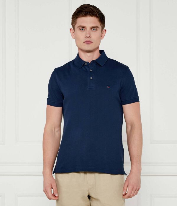 

Рубашка поло Slim fit Tommy Hilfiger, синий