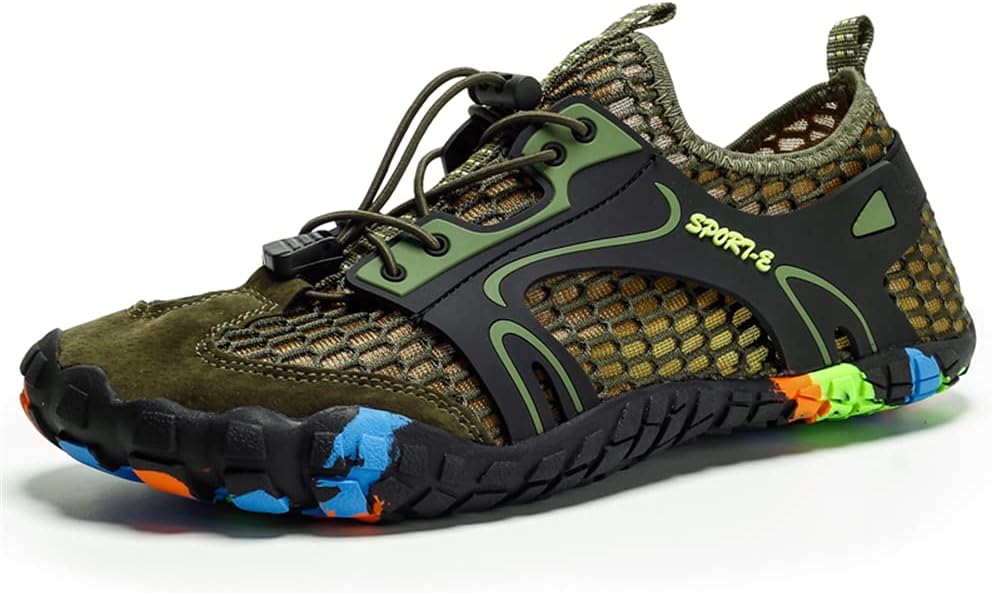 

Мужские водные кроссовки LLTMALL для пеших прогулок, быстросохнущие для активного отдыха, зеленый