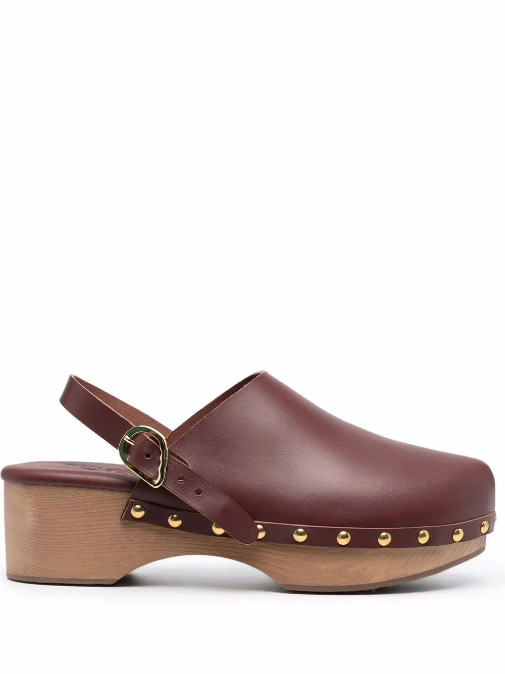 Клоги Classic Closed 70 с заклепками Ancient Greek Sandals, коричневый