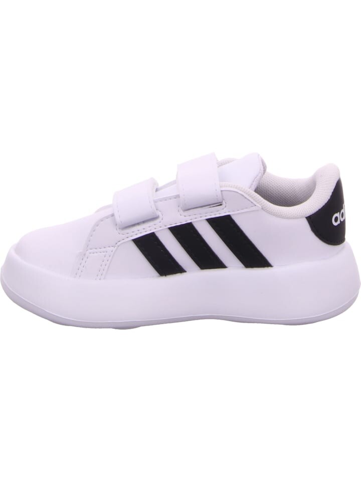 Кроссовки на шнуровке adidas Lowtop-Sneaker Grand Court 2.0 CF l, цвет cloud white/core black/cloud white — фото 4