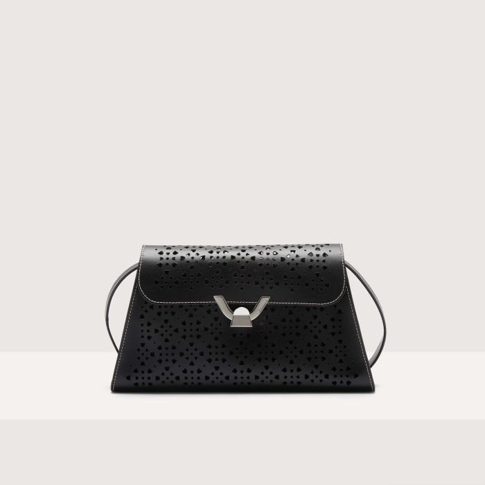 

Сумка через плечо Coccinelle Dew Cow hide perforee Medium, цвет Noir