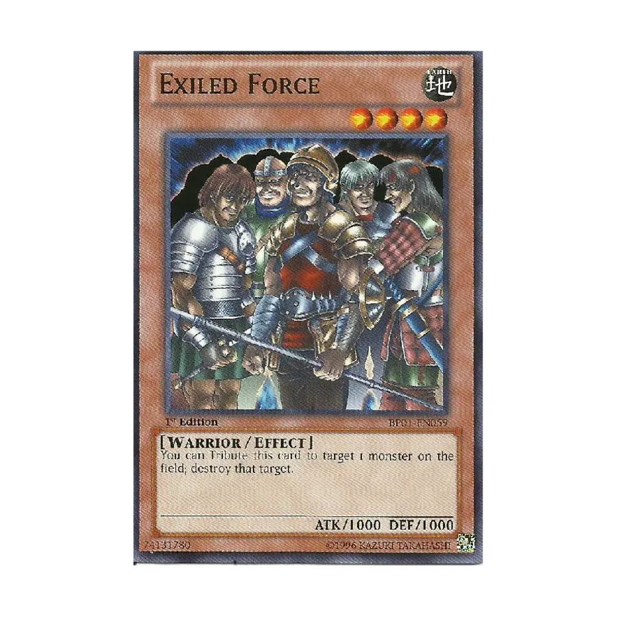

CCG Изгнанная сила (Редкий звездный лист), Yu-Gi-Oh - Battle Pack 1 - Epic Dawn - Singles