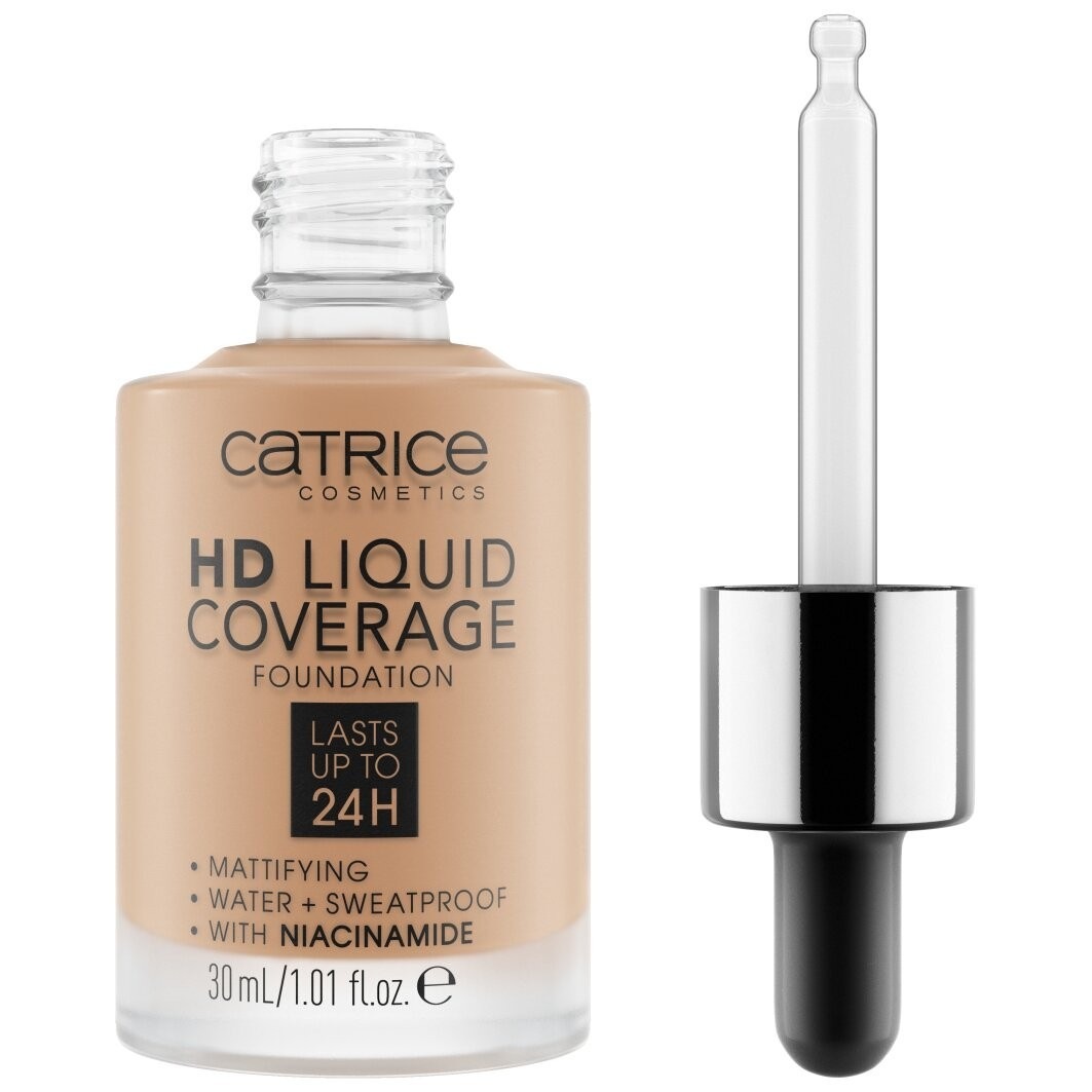 

Тональный крем для лица hd liquid coverage Catrice, 30 ml, объем 30 мл