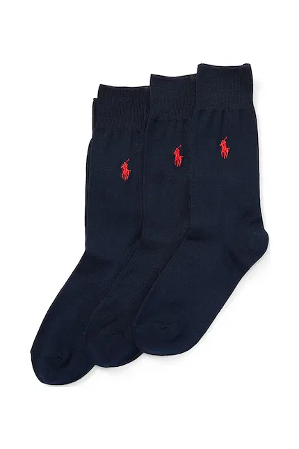 Носки 3 шт Polo Ralph Lauren, синий