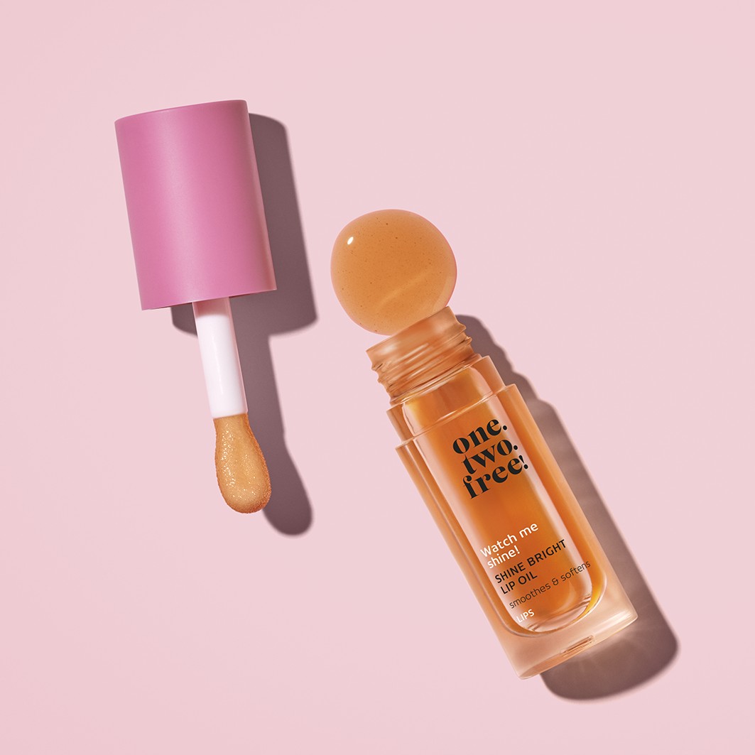 Бальзам для губ Onetwofree — Масло для губ shine bright lip oil , - oh orange, объем, 5 мл — фото 4