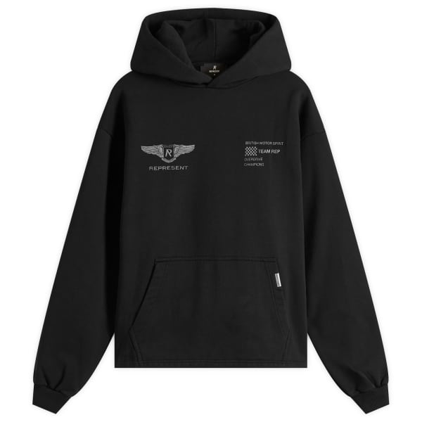 

Толстовка с капюшоном с символикой команды Represent, черный