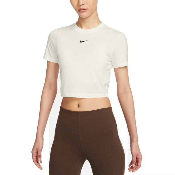 

Футболка спортивная одежда основные укороченные топы Nike, белый