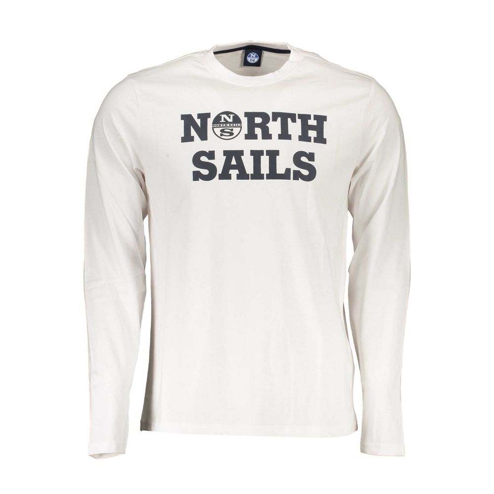 

Белая хлопковая мужская футболка North Sails