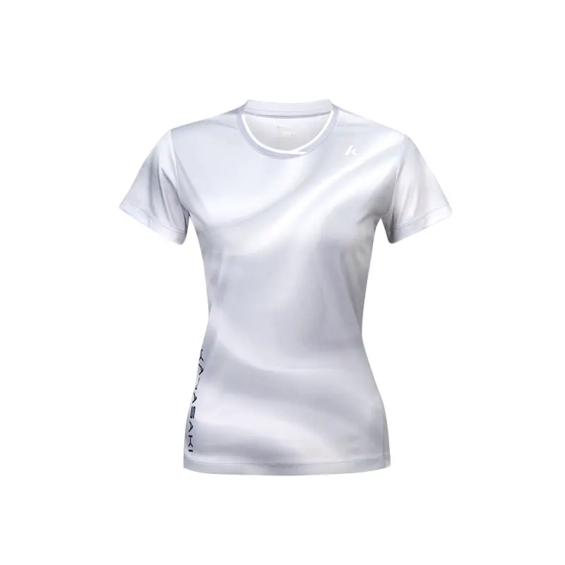 

Kawasaki Футболка Badminton Clothing Unisex Snowflake Blue/Phantom Gray