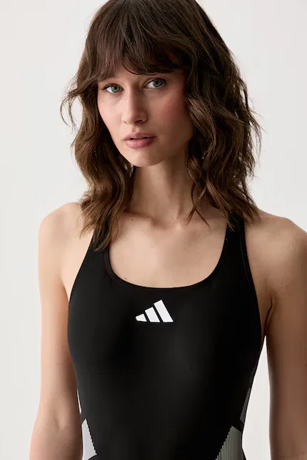 Купальник слитный INFINITEX Adidas Performance, черный — фото 3
