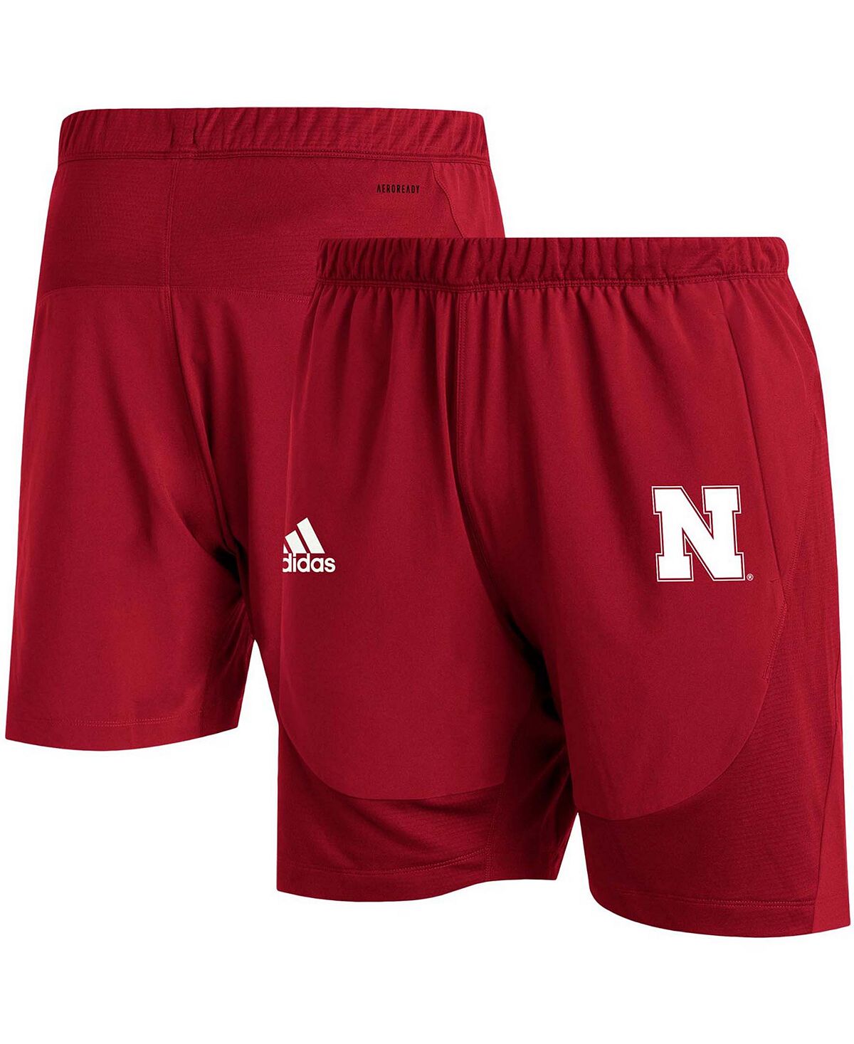 

Мужские тренировочные шорты Big and Tall Scarlet Nebraska Huskers 2021 Sideline Aeroready adidas