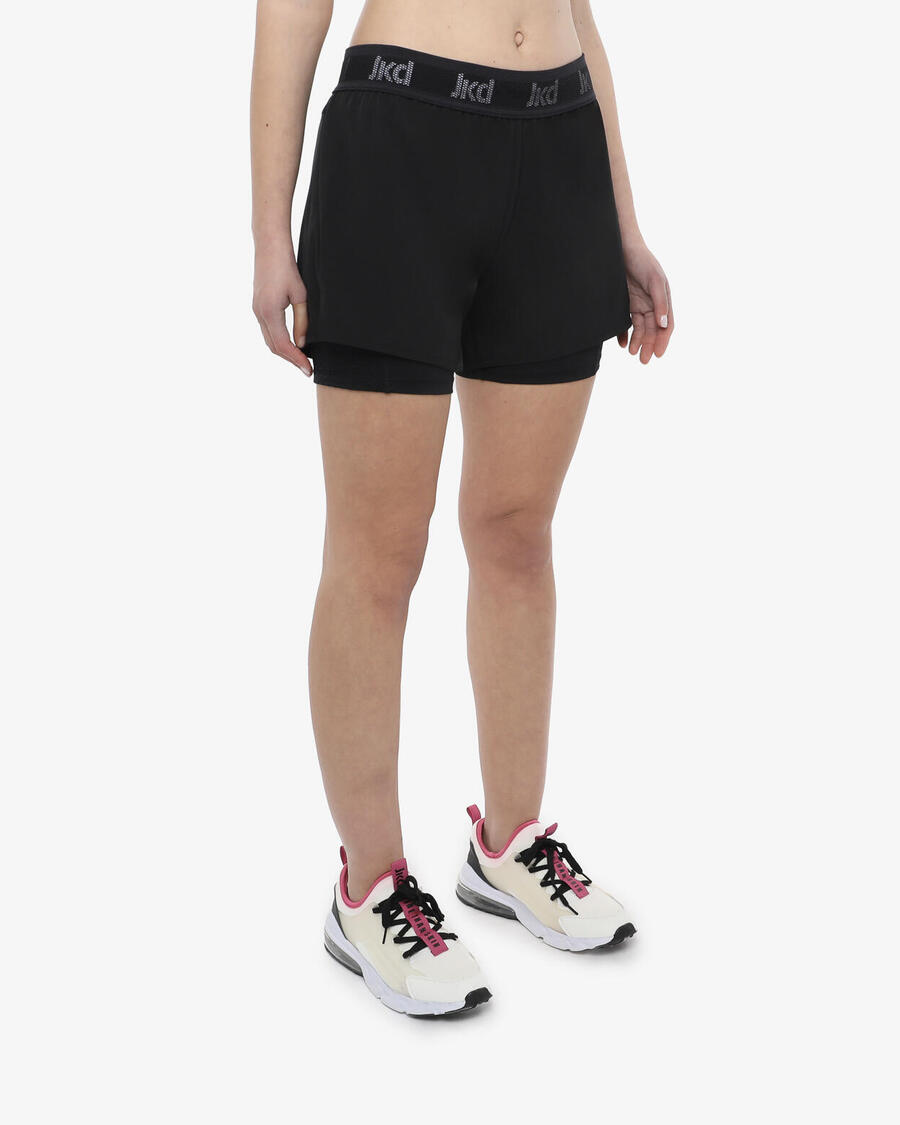 

JAKED Черный синтетический фитнес-купальник для женщин