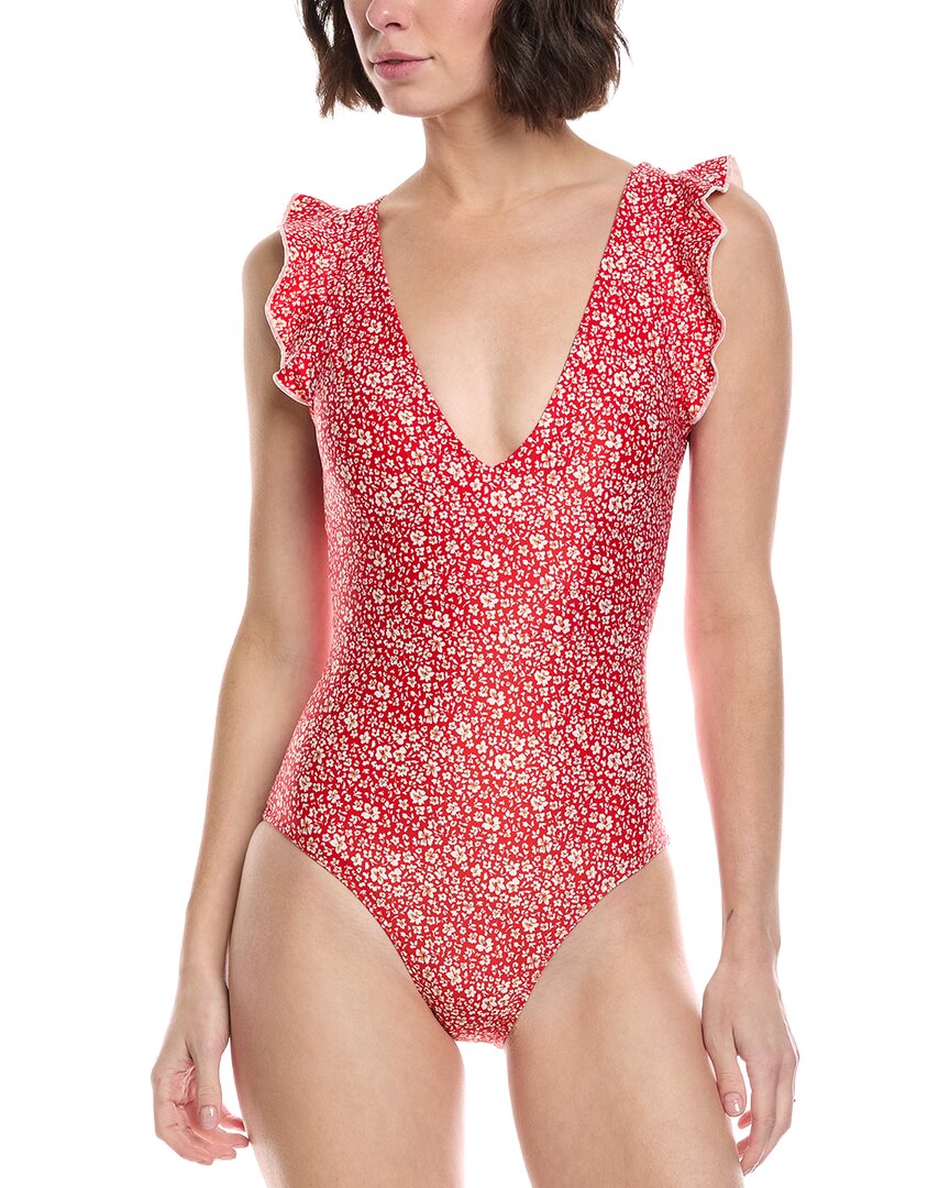 

Summersalt The Ruffle Backflip One-Piece, розовый