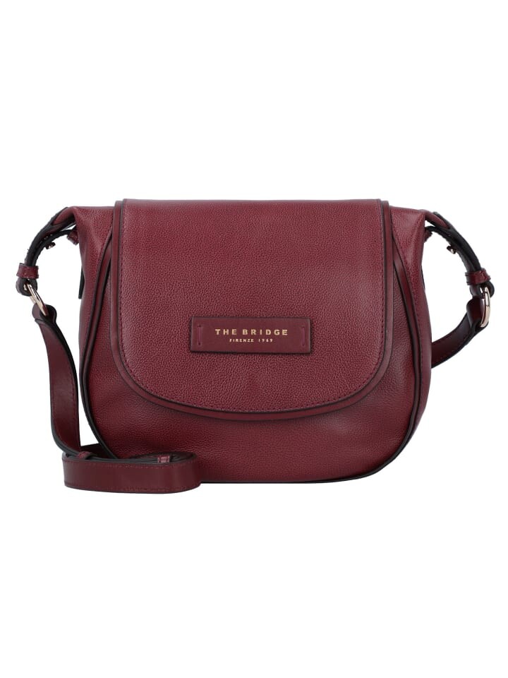 

Сумка через плечо The Bridge Leder 26 cm, цвет chianti bordeaux abb. oro