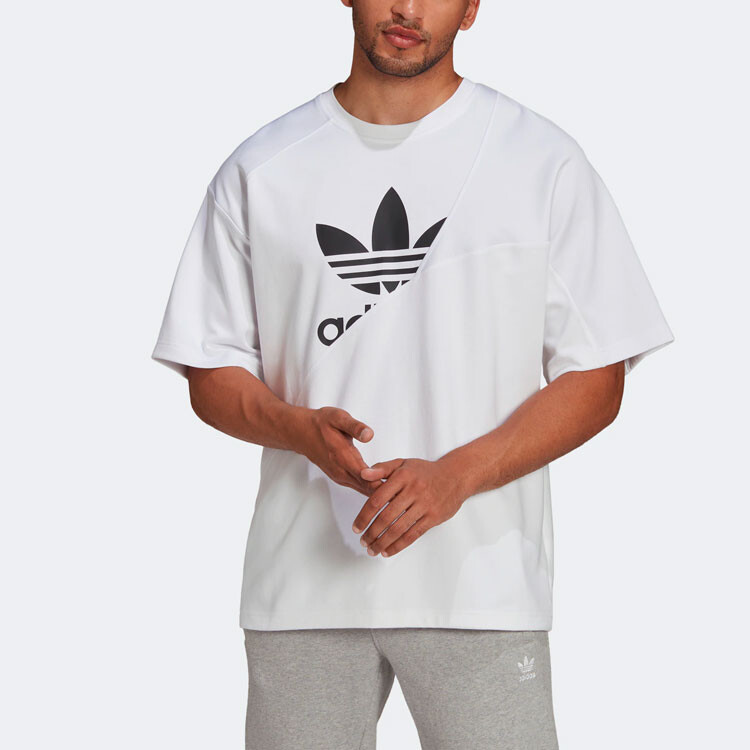 Футболка Adicolor мужская белая Adidas Originals, белый — фото 2