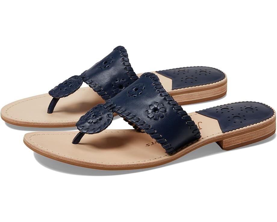 

Сандалии Jack Rogers Jacks Flat, цвет Midnight Navy/Midnight Navy