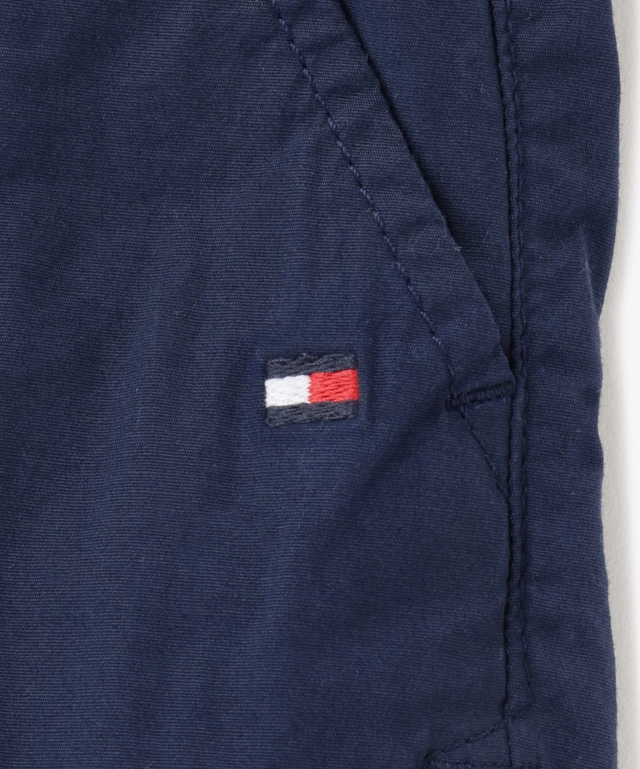 Шорты релакс для мальчиков Tommy Hilfiger, хлопок с эластаном, тёмно-синие — фото 3