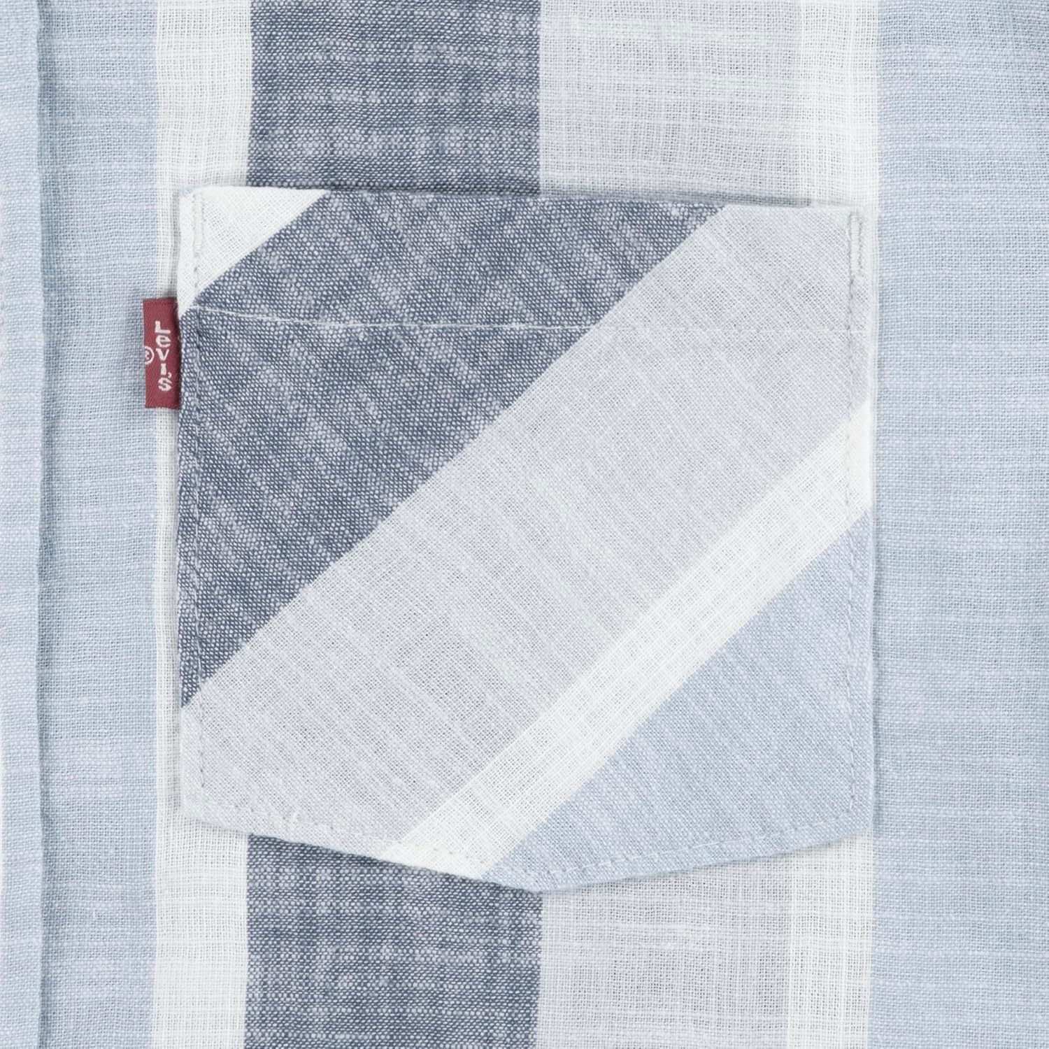 Рубашка Levi's для мальчиков с длинным рукавом и одним карманом на пуговицах, Dusk Blue — фото 3
