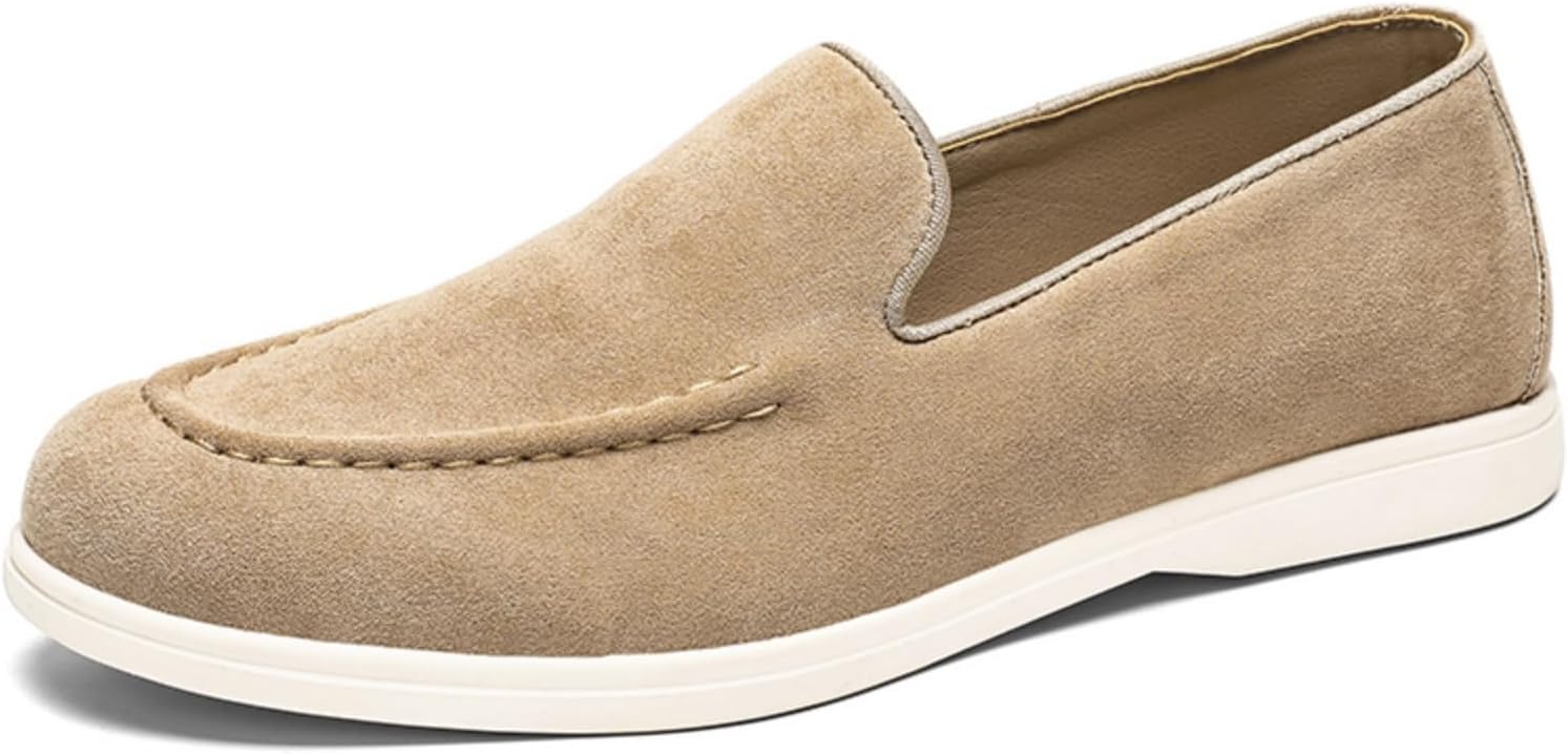 

Мужские лоферы, повседневные лодочные туфли, мужские мягкие мокасины на плоской подошве, удобная обувь для бизнеса, прогулок на улице и вождения Generic, коричневый