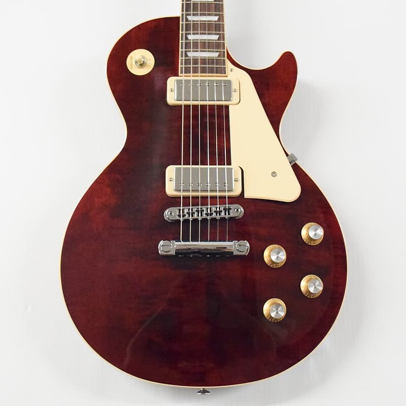 

Электрогитара Gibson Les Paul Deluxe 70s Electric Guitar - Wine Red