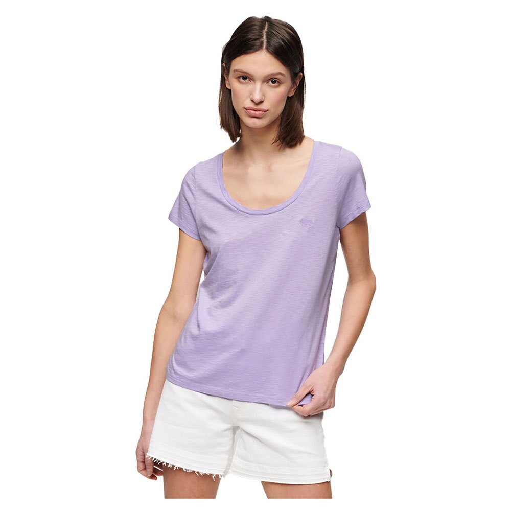 

Футболка с коротким рукавом Superdry Scoop, фиолетовый