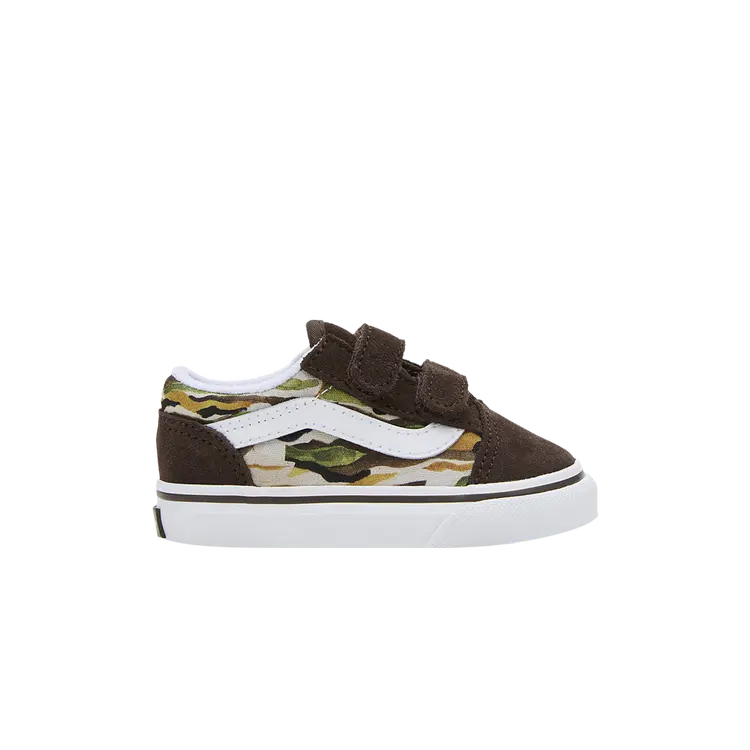 

Кроссовки Vans Old Skool V Toddler, коричневый
