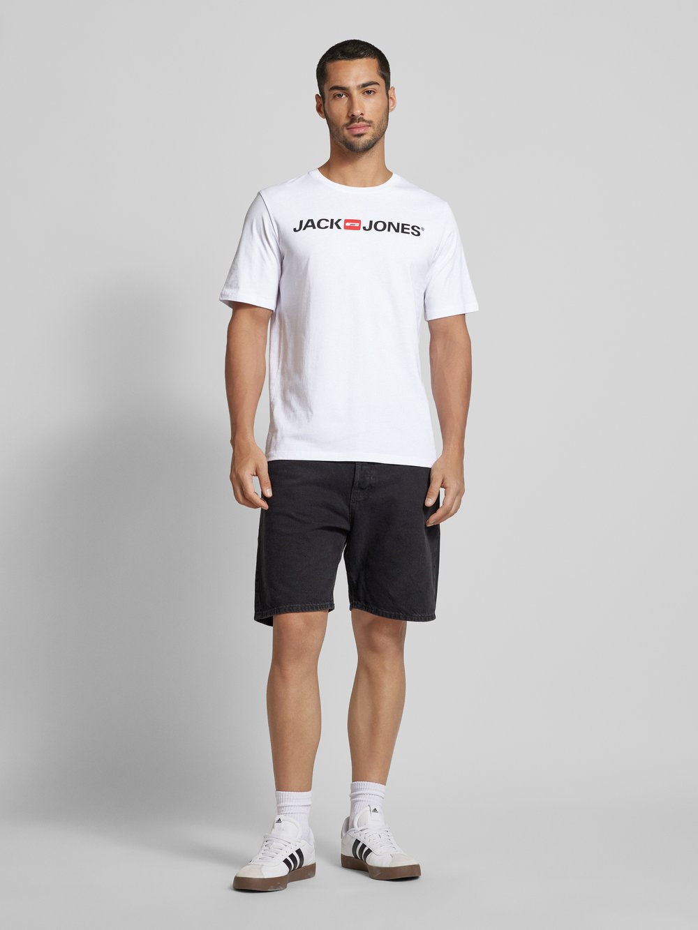 

Футболка с этикеткой и круглым вырезом Jack & Jones, белый