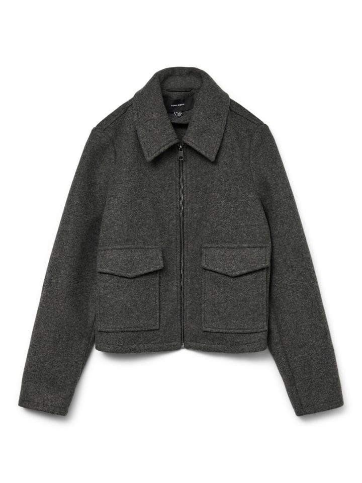

Куртка Vero Moda, темно-серый меланж
