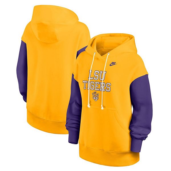 Женский оверсайз худи legacy phoenix lsu tigers золото/фиолетовый Nike — фото 2