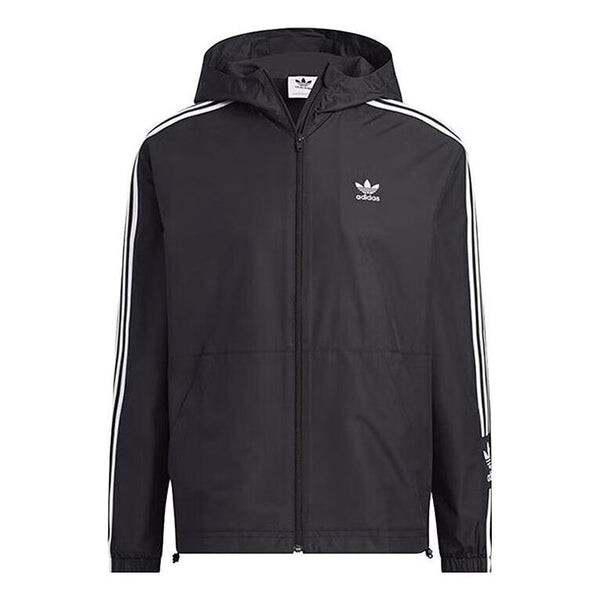 

Куртка adicolor 3 полоски ветровка куртка на молнии Adidas, черный