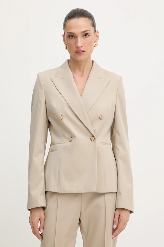 

Шерстяная куртка jiamia BOSS, бежевый