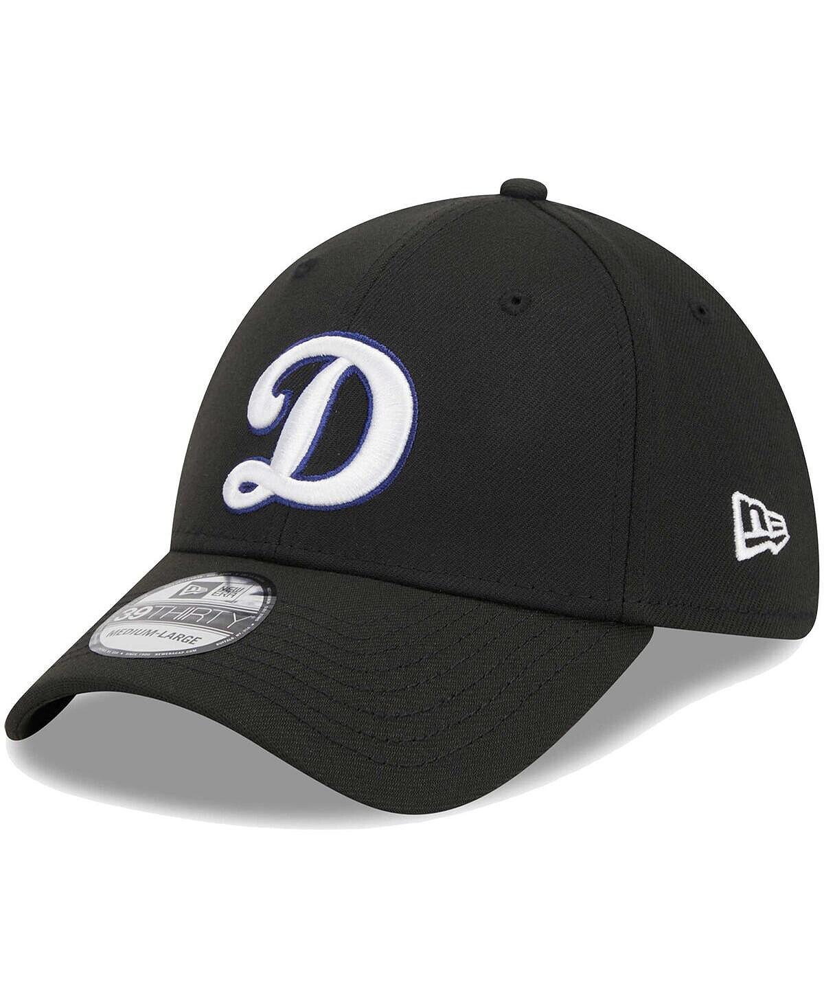 

Мужская черная гибкая кепка с логотипом Los Angeles Dodgers 39THIRTY New Era