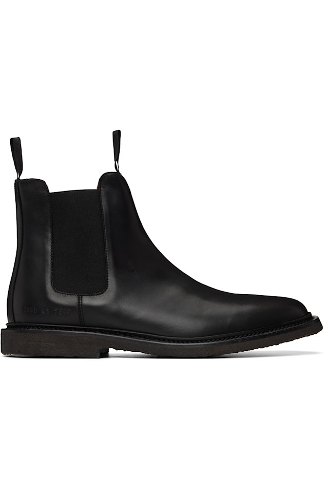

Кожаные ботинки челси Common Projects, черный