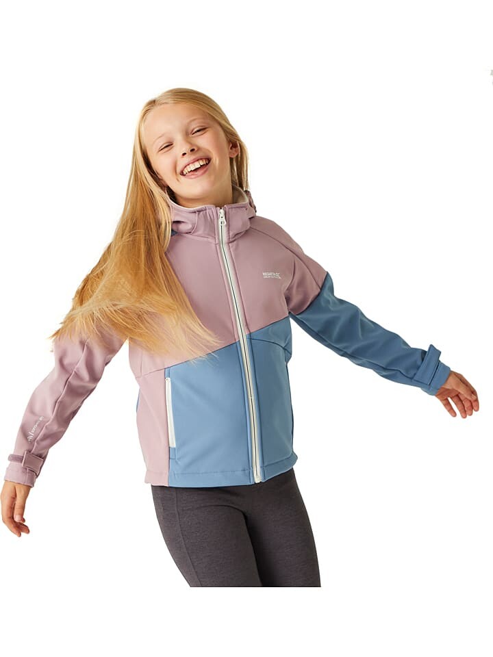 

Куртка софтшелл Regatta, цвет rosa/hellblau