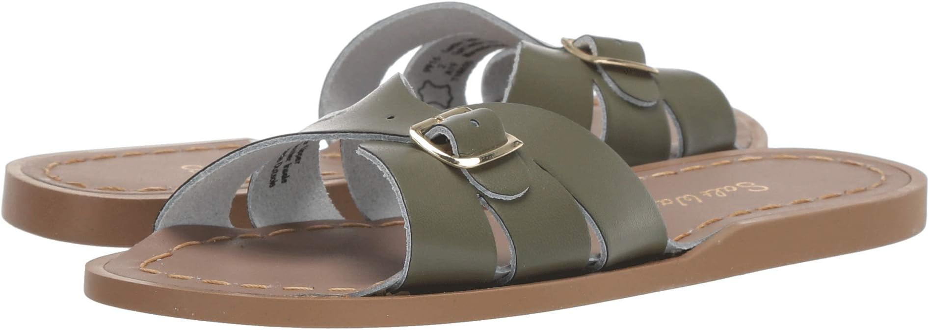 

Сандалии на плоской подошве Classic Slide Salt Water Sandal by Hoy Shoes, цвет Olive