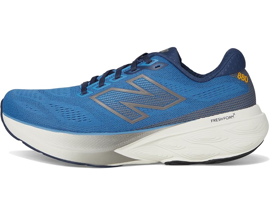 Кроссовки New Balance Fresh Foam X 880 v15, Sea Stone/Nb Navy/Marmalade — фото 4