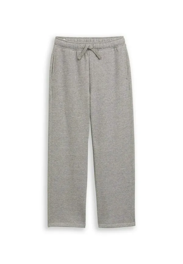 Широкие спортивные штаны glitzeroptik Tom Tailor, Grey Melange With Glitter