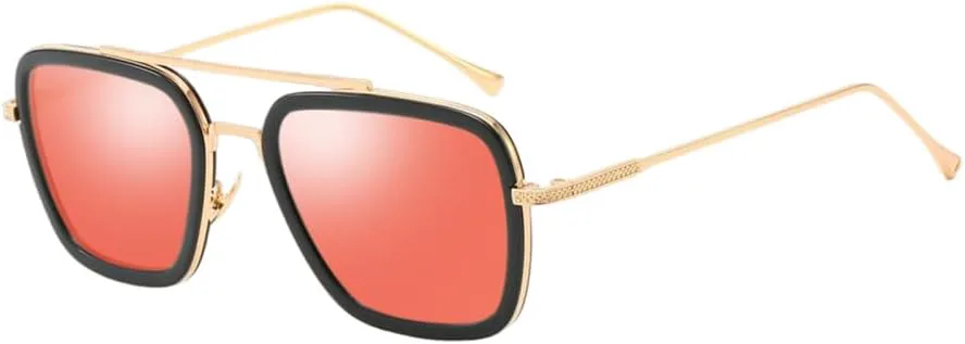 

Солнцезащитные очки прямоугольной формы для женщин, овальные солнцезащитные очки в винтажном стиле для мужчин и женщин, очки с антибликовым покрытием UV400 LANGSER, 4