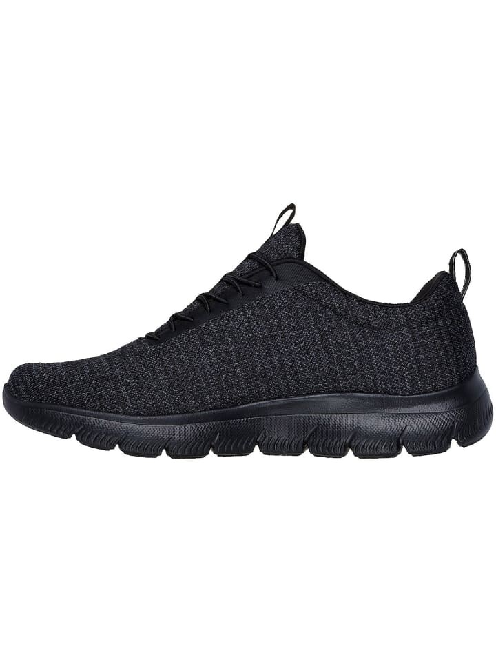 Кроссовки женские Skechers Summits текстильные, черный — фото 3